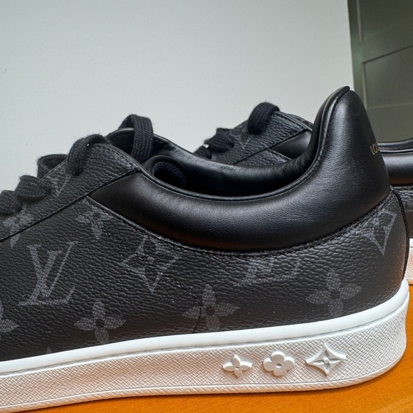 LOUIS VUITTON Men’s Monogram Black Sneaker (Luxembourg) NWT US 9 Box Incl - Picture 5 of 8